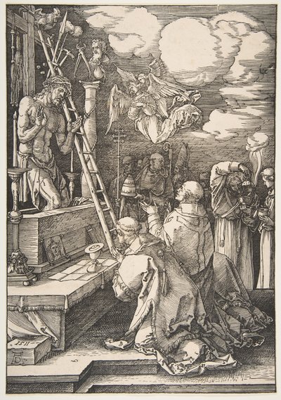 Missa de São Gregório, 1511. de Albrecht Dürer