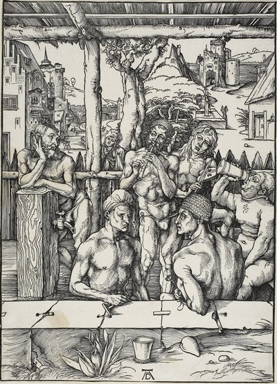 O banho dos homens de Albrecht Dürer