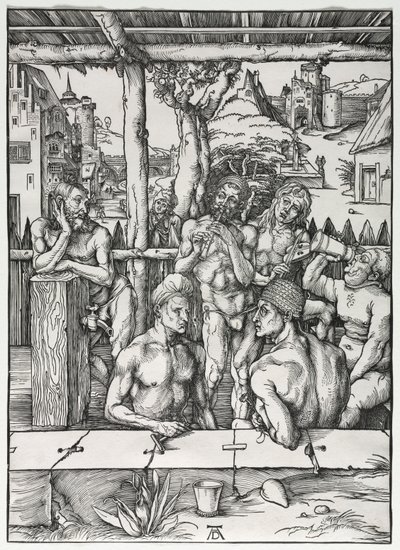 A casa de banho dos homens de Albrecht Dürer