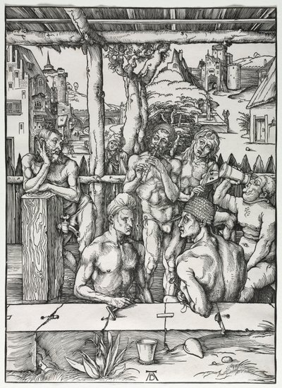 The Mens Bath House, c. 1496-1497. de Albrecht Dürer