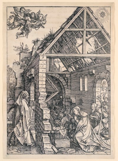 A Natividade, da série Vida da Virgem de Albrecht Dürer