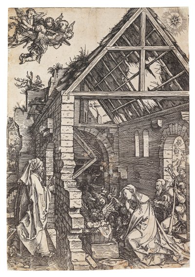 A Natividade de Cristo, da série A Vida da Virgem, ca 1503. de Albrecht Dürer