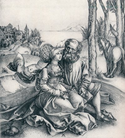 A oferta de amor, 1495 1906 de Albrecht Dürer