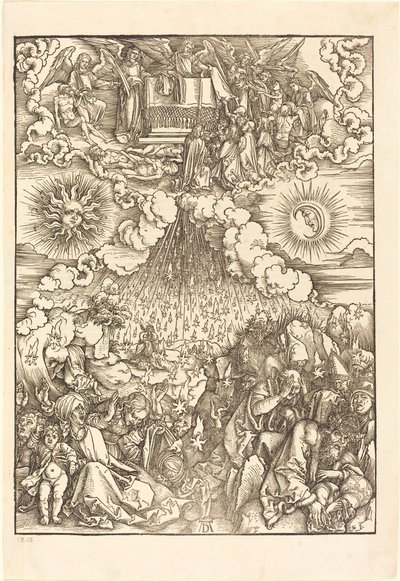 A Abertura do Quinto e Sexto Selo de Albrecht Dürer