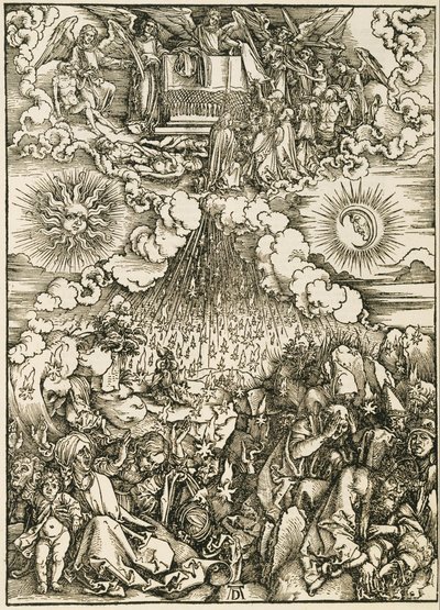 A abertura do quinto e sexto selos de Albrecht Dürer