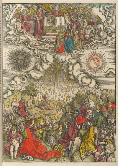 A abertura do quinto e sexto selos de Albrecht Dürer
