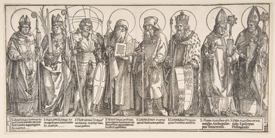 Os santos padroeiros da Áustria, 1515-17. de Albrecht Dürer