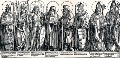 Os Santos Padroeiros da Áustria, 1515 1906 de Albrecht Dürer