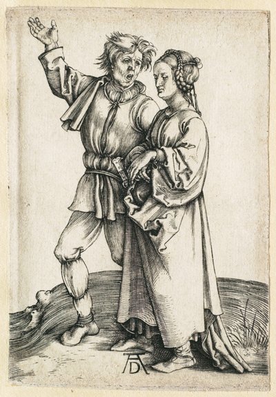O camponês e a sua mulher de Albrecht Dürer