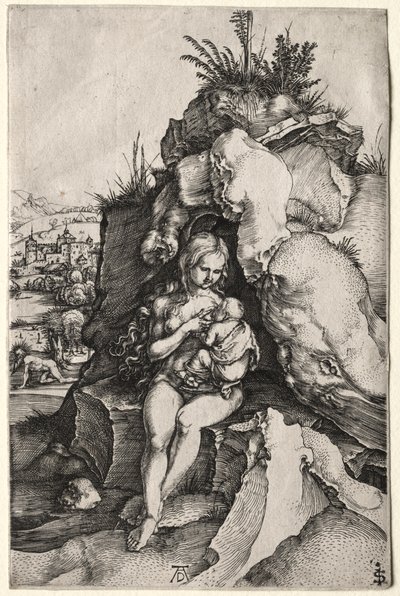 A penitência de São João Crisóstomo, c. 1497 de Albrecht Dürer