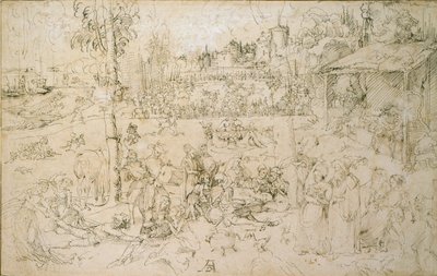 Os Prazeres do Mundo, início do século XVI de Albrecht Dürer
