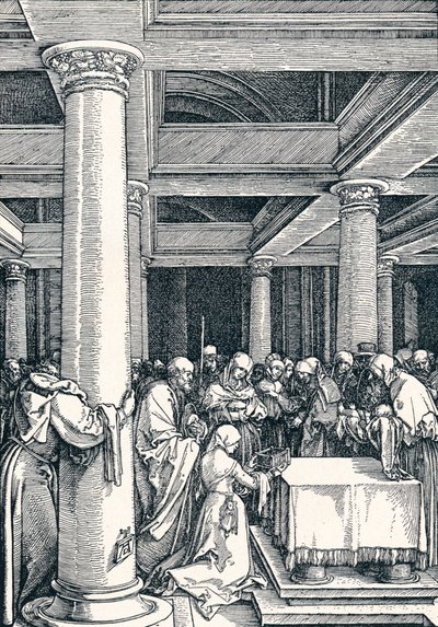A Apresentação de Cristo no Templo, 1506 1906 de Albrecht Dürer