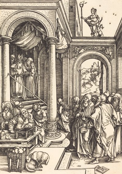 A Apresentação da Virgem no Templo, c. 15021503. de Albrecht Dürer