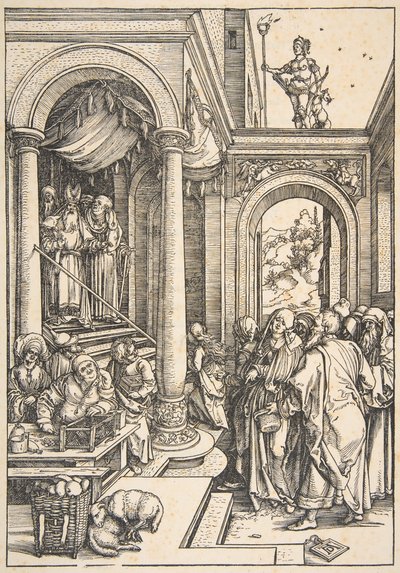 A Apresentação da Virgem no Templo, de A Vida da Virgem, ca. 1503 de Albrecht Dürer