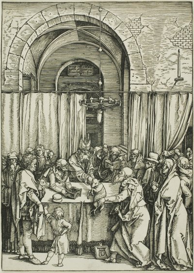 A rejeição da oferta de Joaquim, de A Vida da Virgem de Albrecht Dürer