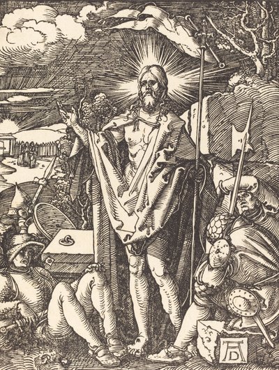 A Ressurreição, provavelmente c. 15091510. de Albrecht Dürer
