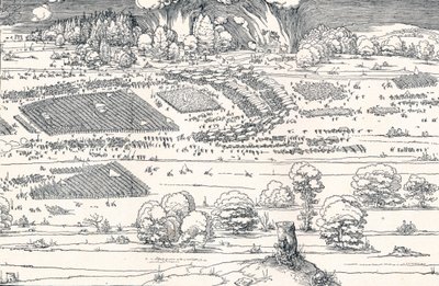 O cerco de uma fortaleza II, 1527 1906 de Albrecht Dürer