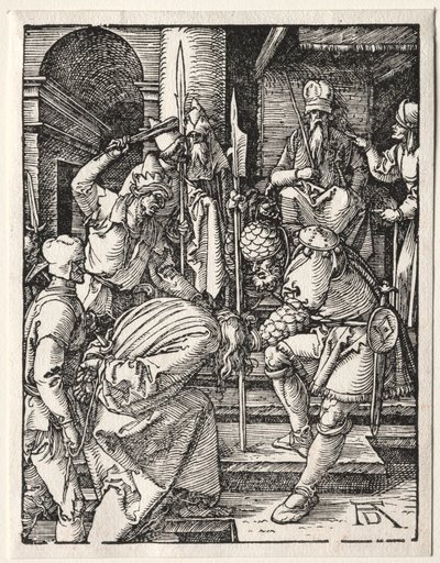 A Pequena Paixão: Cristo Antes de Anás de Albrecht Dürer