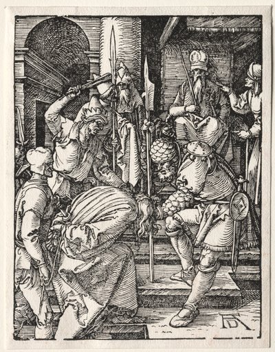 A Pequena Paixão: Cristo Antes de Anás, 1509-1511. de Albrecht Dürer