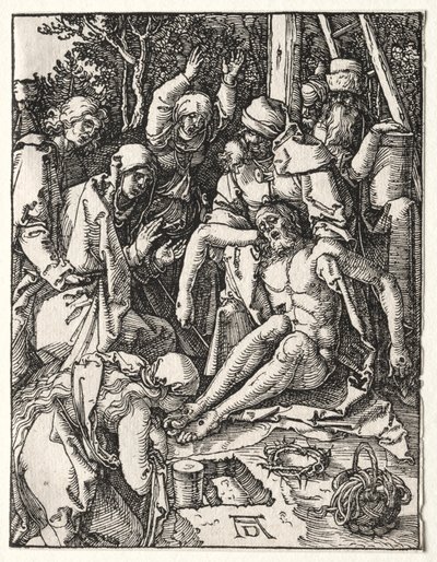 A Pequena Paixão: Lamentação de Albrecht Dürer