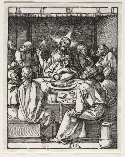 A pequena paixão: a última ceia. de Albrecht Dürer