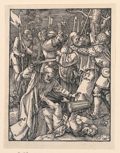 A tomada de Cristo, da série A Pequena Paixão de Albrecht Dürer