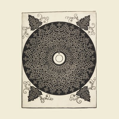 O Terceiro Nó (Padrão Entrelaçado com Medalhão Branco) de Albrecht Dürer