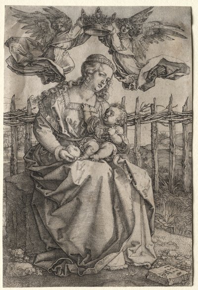 A Virgem Coroada por Dois Anjos de Albrecht Dürer