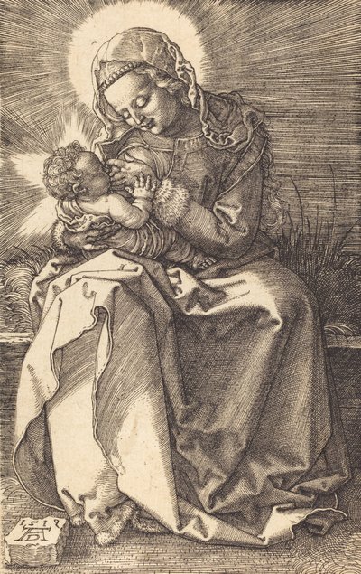 A Virgem Amamentando o Menino, 1519. de Albrecht Dürer