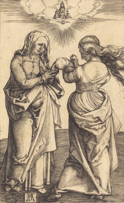 A Virgem e o Menino com Santa Ana, c. 1500. de Albrecht Dürer