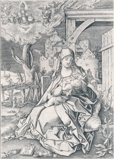 A Virgem do Portão, 1522 1906. de Albrecht Dürer