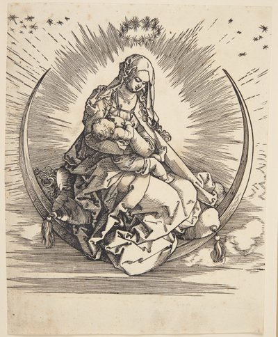 A Virgem no crescente de Albrecht Dürer