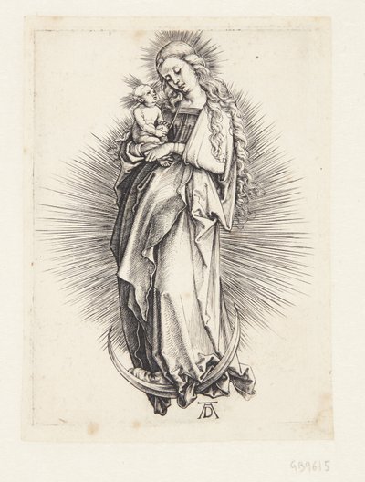 A Virgem no crescente de Albrecht Dürer