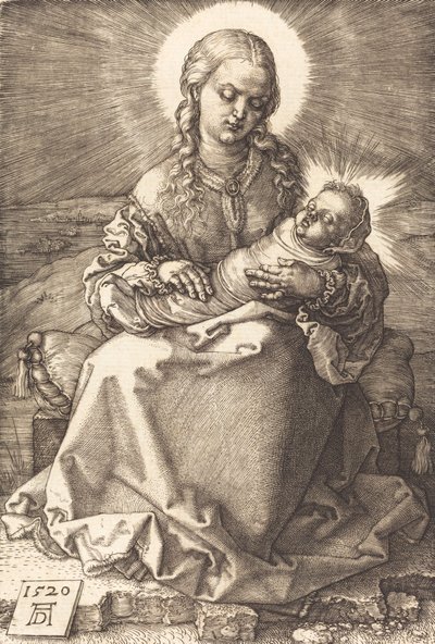 A Virgem com o Menino Enfaixado, 1520. de Albrecht Dürer
