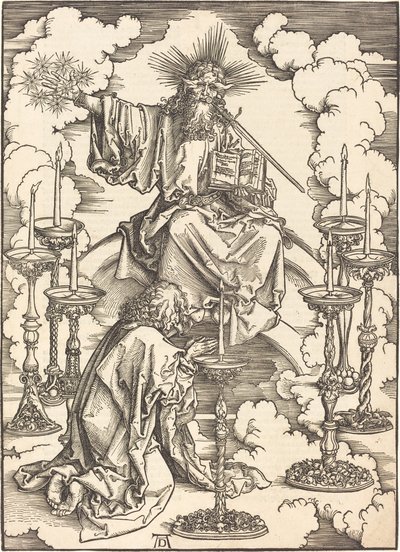 A visão dos sete castiçais de Albrecht Dürer