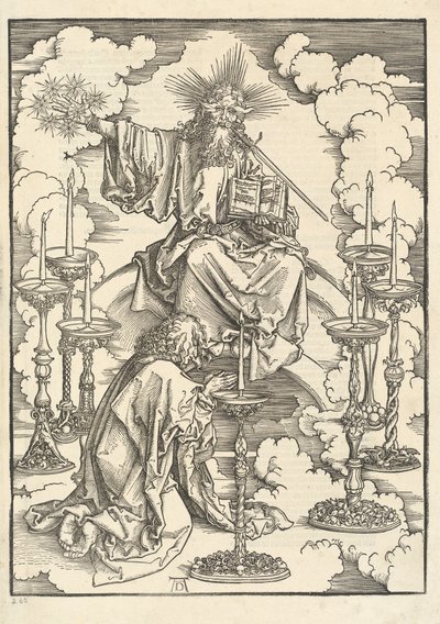 A visão dos sete castiçais de Albrecht Dürer