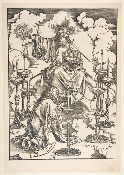 A Visão dos Sete Castiçais, de The Apocalypse.nd de Albrecht Dürer