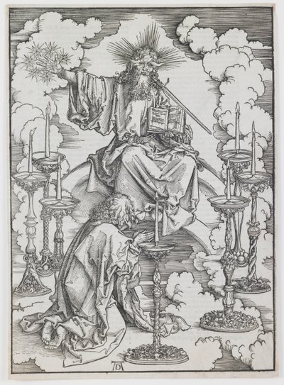 A Visão dos Sete Castiçais, da série “O Apocalipse” de Albrecht Dürer