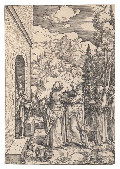 A Visitação, 1503. de Albrecht Dürer