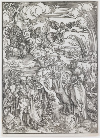 A Puta da Babilónia, da série "O Apocalipse". de Albrecht Dürer