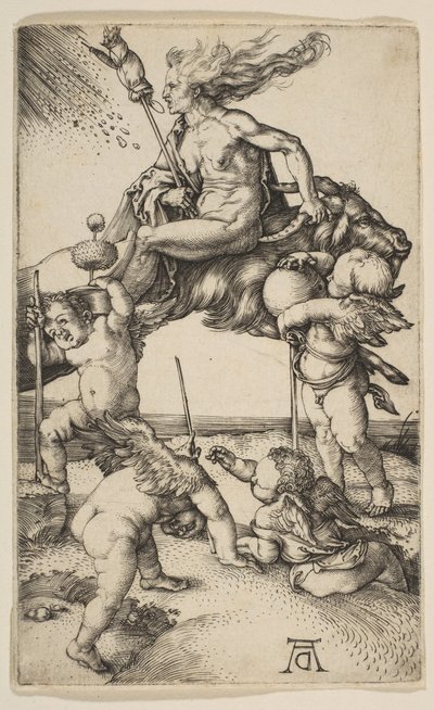 A Bruxa, ca. 1500. de Albrecht Dürer