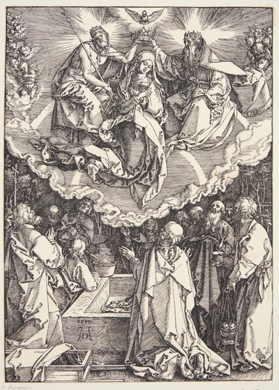 A assunção e coroação da Virgem de Albrecht Dürer