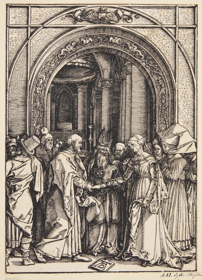 O noivado da Virgem de Albrecht Dürer