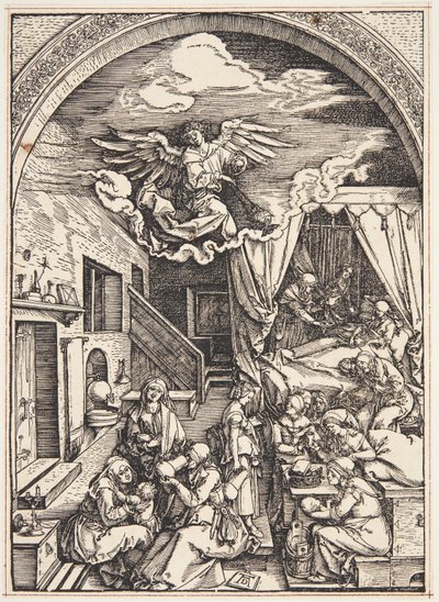 O nascimento da Virgem de Albrecht Dürer