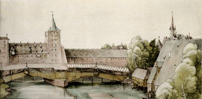 A doca seca em Hallertor em Nuremberg de Albrecht Dürer