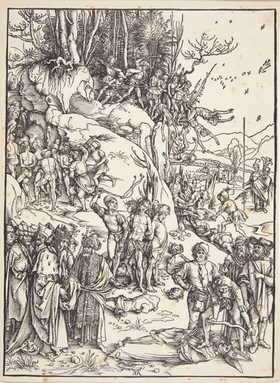 O martírio dos dez mil de Albrecht Dürer