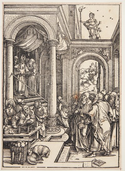 A apresentação da Virgem no templo de Albrecht Dürer