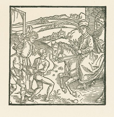Catonet redime um malfeitor da forca de Albrecht Dürer or Duerer