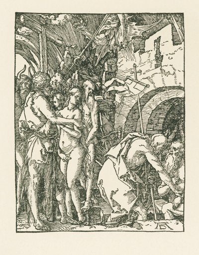Descida de Cristo ao Limbo, c.1509 (xilogravura) de Albrecht Dürer or Duerer