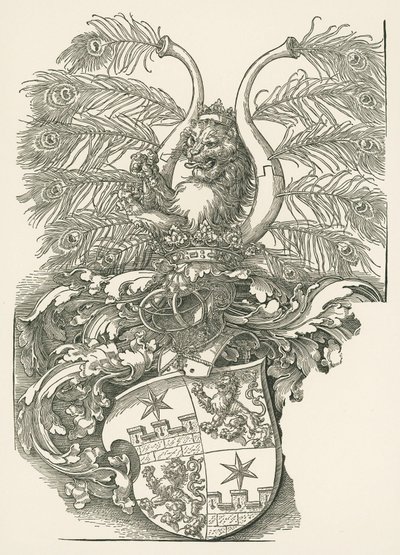 Brasão de armas de Roggendorf de Albrecht Dürer or Duerer